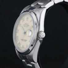 Rolex Datejust Watch Roman Dial Smooth Bezel Stainless Steel Midsize