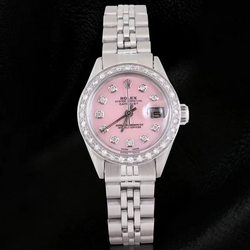 Rolex Datejust Watch Ss Jubilee Bracelet Natural Earth Mined Diamond Dial Bezel Women