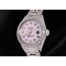 Rolex Datejust Watch Diamond Dial Bezel Women