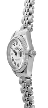Rolex Datejust White Roman Dial Lady Watch Fluted Bezel Ss Jubilee