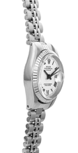 Rolex Datejust White Roman Dial Lady Watch Fluted Bezel Ss Jubilee