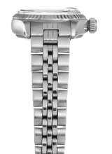 Rolex Datejust White Roman Dial Lady Watch Fluted Bezel Ss Jubilee