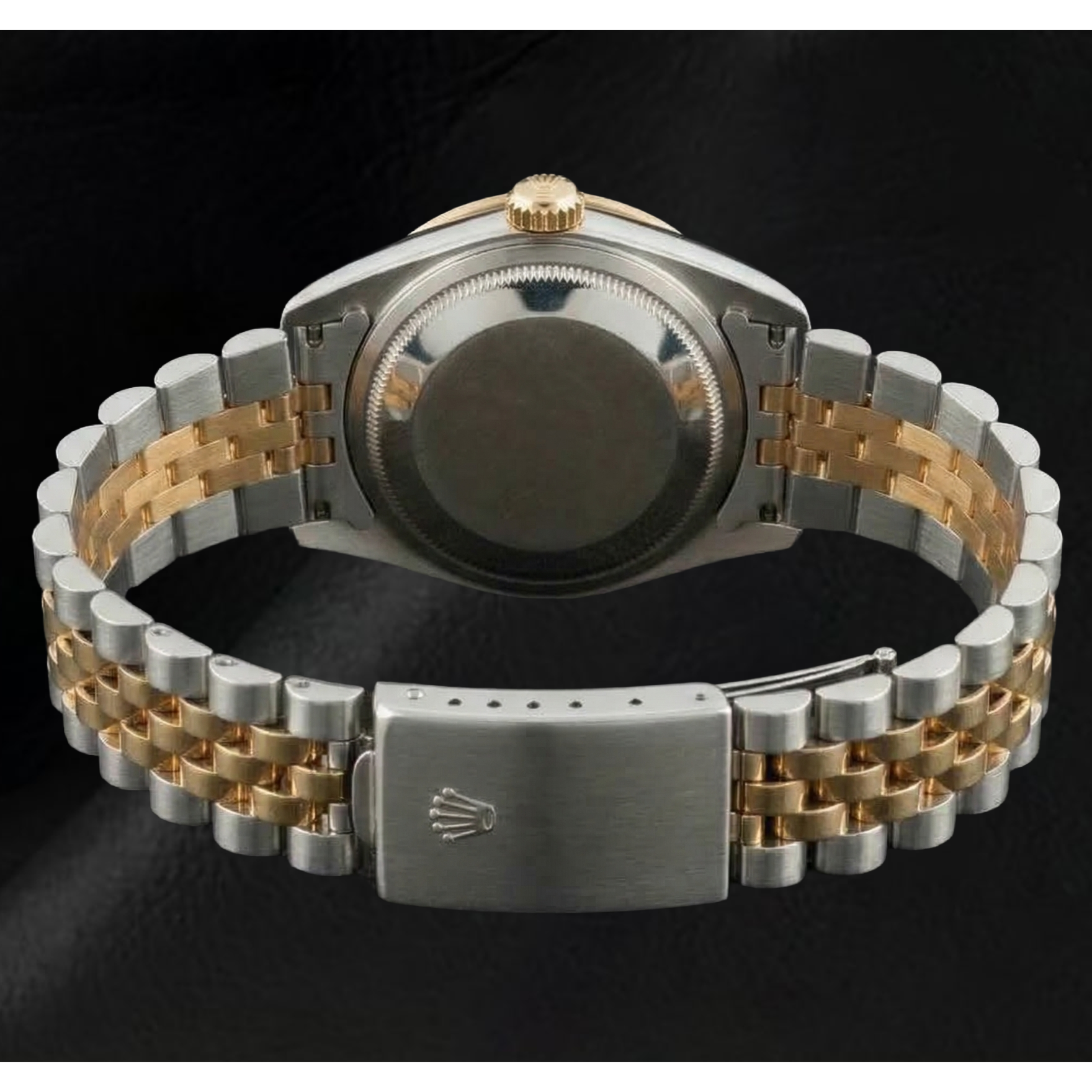 Rolex Datejust Year 2000 White Mother Of Pearl Diamond Dial 31 mm Two Tone Watch