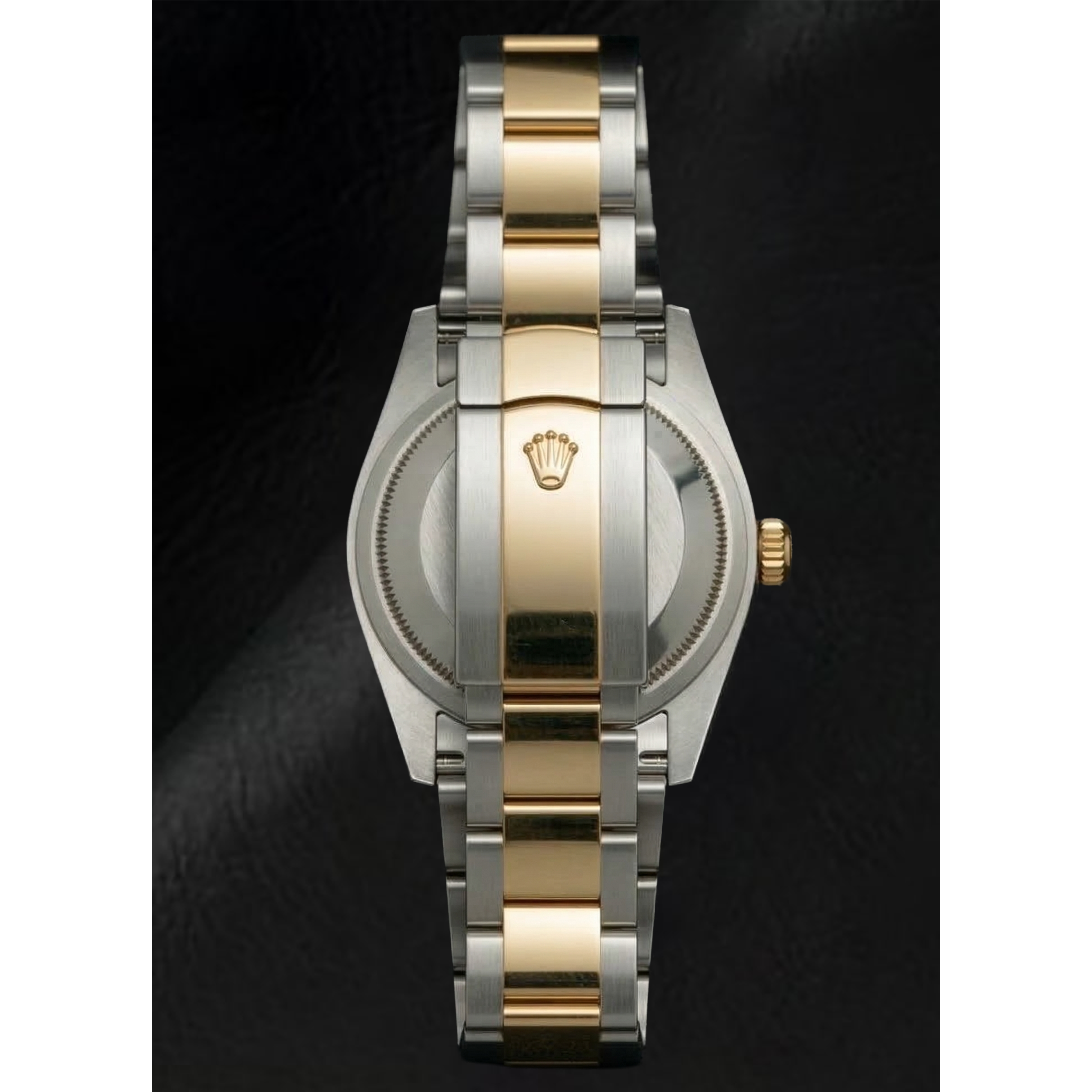 Rolex Datejust Year 2011 White Mother Of Pearl Diamond Dial Diamond Bezel 31 mm Two Tone Watch