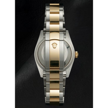 Rolex Datejust Year 2011 White Mother Of Pearl Diamond Dial Diamond Bezel 31 mm Two Tone Watch