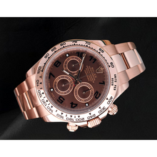 Rolex Daytona Coffee Brown Arabic Cosmograph Dial Rose Gold 18K Watch