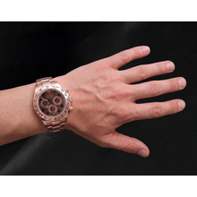Rolex Daytona Coffee Brown Arabic Cosmograph Dial Rose Gold 18K Watch