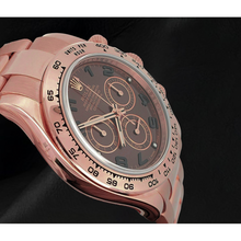 Rolex Daytona Coffee Brown Arabic Cosmograph Dial Rose Gold 18K Watch
