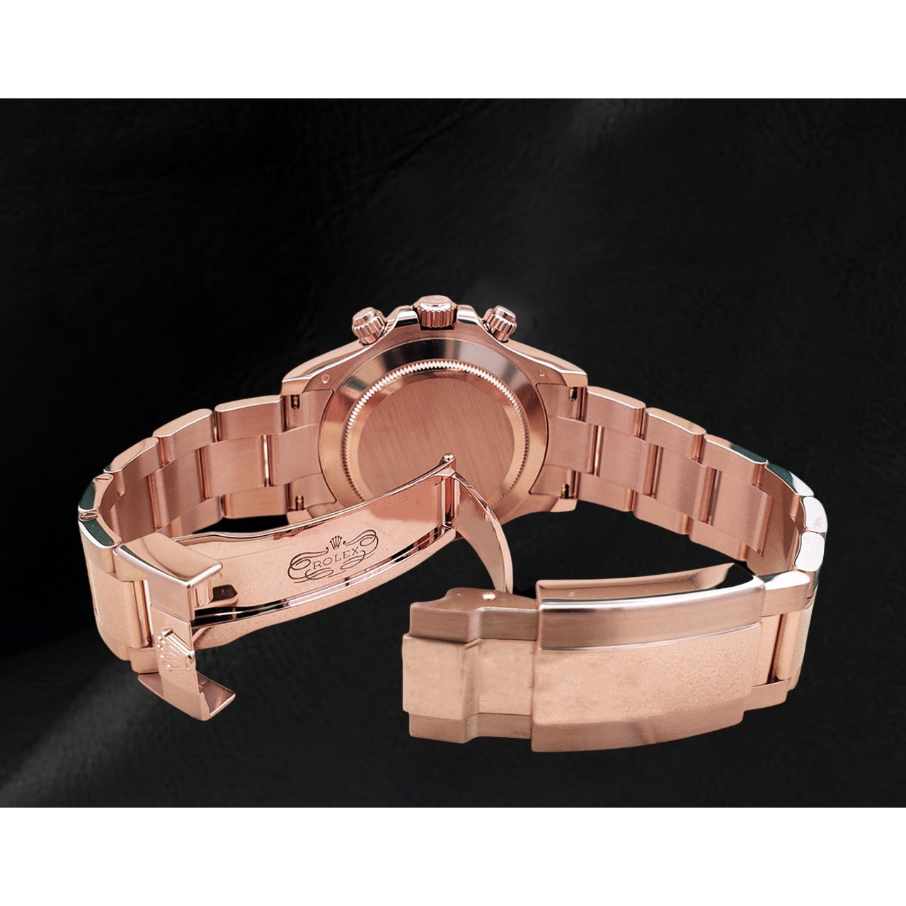 Rolex Daytona Coffee Brown Arabic Cosmograph Dial Rose Gold 18K Watch