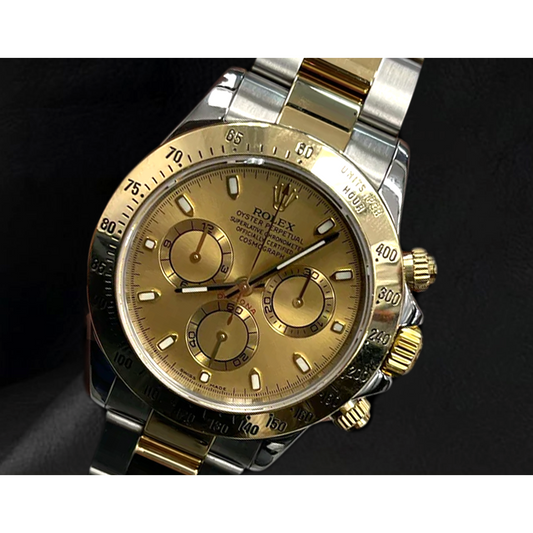 Rolex Daytona Cosmograph Champagne Dial Two Tone Watch