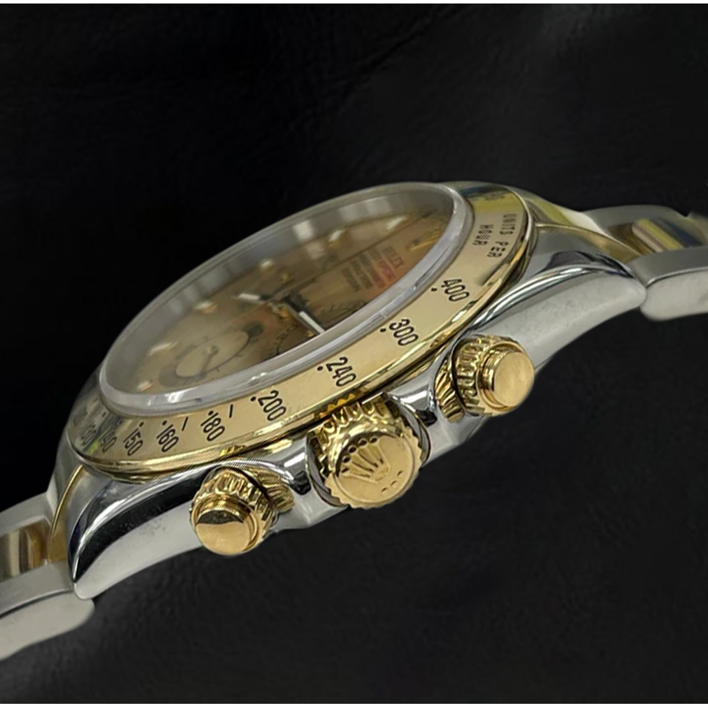 Rolex Daytona Cosmograph Champagne Dial Two Tone Watch