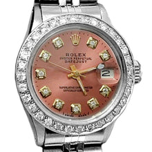 Rolex Diamond Dial Bezel Jubilee Ss Bracelet Datejust Women Watch
