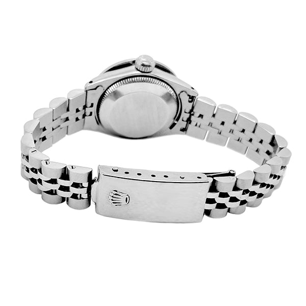 Rolex Diamond Dial Bezel Jubilee Ss Bracelet Datejust Women Watch
