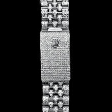 Rolex Iced Out Diamond 12 Carat 36mm Roman Dial Stainless Steel Watch