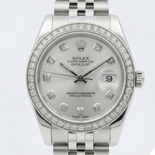Rolex Dj Midsize 31 Mm Watch Custom Natural Earth Mined Diamond Dial Jubilee Bracelet Ss