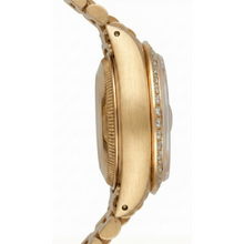 Rolex Dj Stick Dial Presidential Style Ladies Watch Natural Earth Mined Diamond Bezel