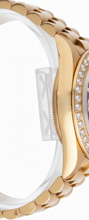 Rolex Dj Stick Dial Presidential Style Ladies Watch Natural Earth Mined Diamond Bezel