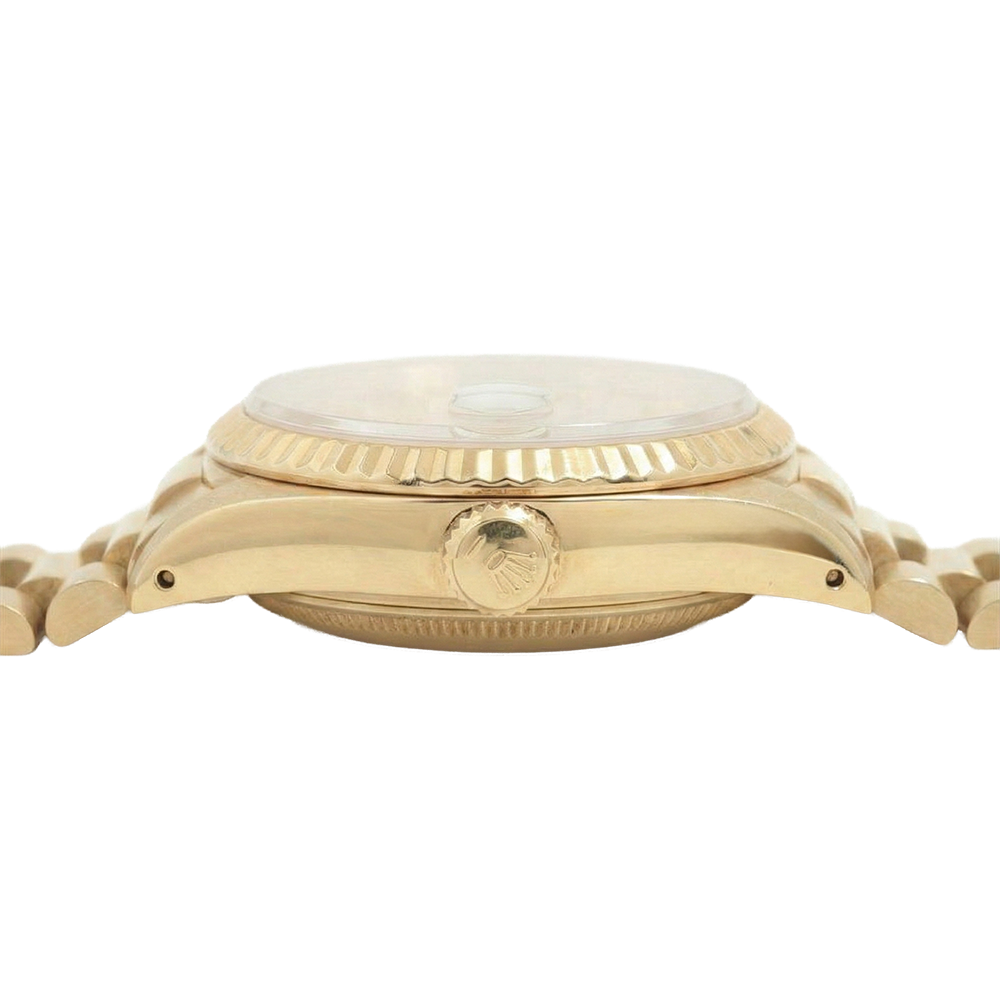 Rolex Dj Watch Presidential Style Gold Bezel Natural Earth Mined Diamond Dial Rolex