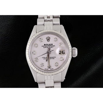 White Diamond Dial Jubilee Rolex Watch