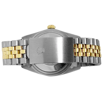 Rolex Gents Datejust Rolex Blue Ss & Gold-Jubilee Bracelet QUICK SET