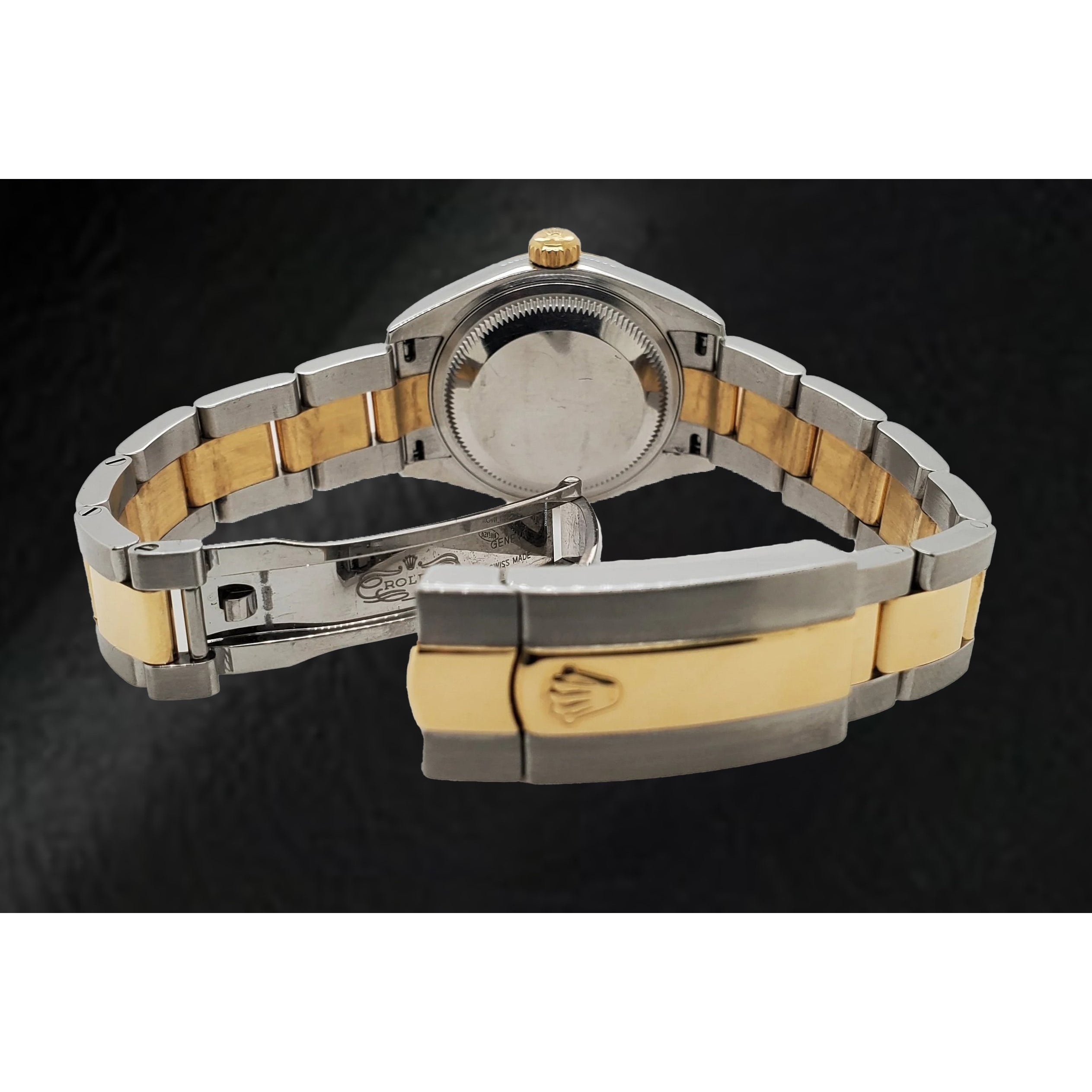 Rolex Ladies 279173 Two Tone Datejust Watch 18k Yellow Gold