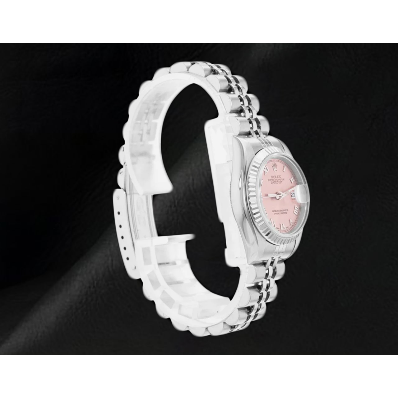 Rolex Ladies Datejust 26mm 2002 Year Pink Roman Dial Watch