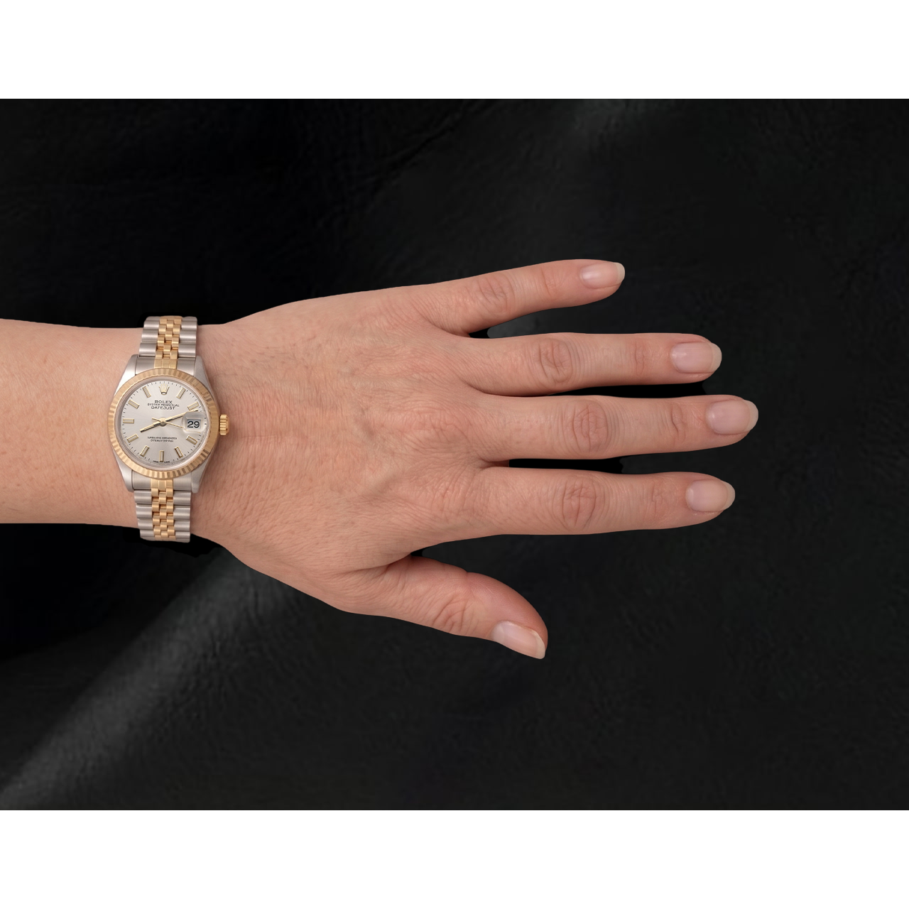 Rolex Ladies Datejust 279173 Fluted Bezel Two Tone Jubilee 28 mm Watch