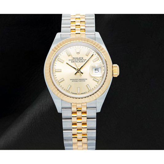 Rolex Ladies Datejust 26 mm 179173 Champagne Luminous Dial