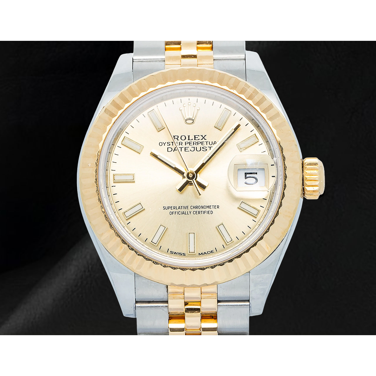 Rolex Ladies Datejust 28 mm 279173 Champagne Luminous Dial