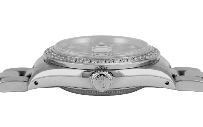 Rolex Ladies Watch Oyster Bracelet Gorgeous Date Just Rolex