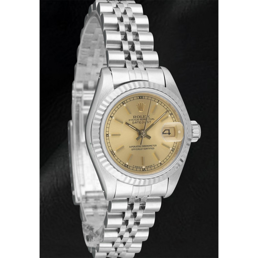 Earth-Mined Gemstone Rolex – front view