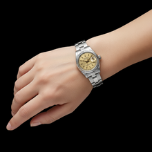 Gemstone ring in Stainless Steel – profile view
