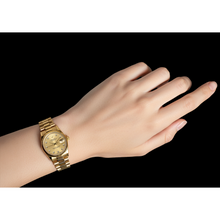 Rolex Lady-Datejust Champagne Diamond Dial Yellow Gold Watch