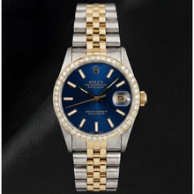 Rolex Lady 31mm Datejust Blue Luminous Dial Watch