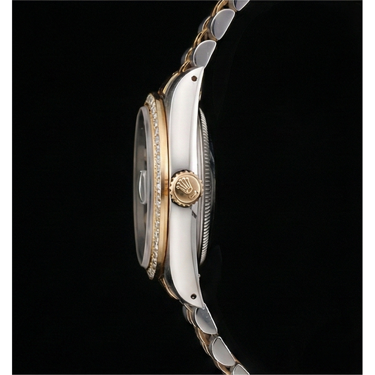 Rolex Lady 31mm Datejust Blue Luminous Dial Watch