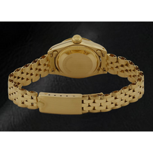 Rolex Lady Datejust 26 mm Yellow Gold President Style Watch