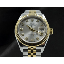Rolex Lady Datejust 28mm 279173 Silver Diamond Dial Watch Two Tone