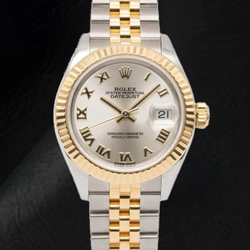 Rolex Lady Datejust 28mm 279173 Silver Roman Dial Two Tone Watch