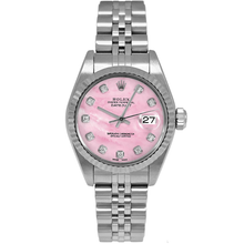 Rolex Lady Datejust Year 2004 26 mm Pink Mother Of Pearl Stainless Steel Watch
