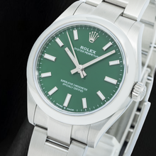 Rolex Oyster Perpetual 277200 31mm Green Dial Smooth Bezel Stainless Steel Watch