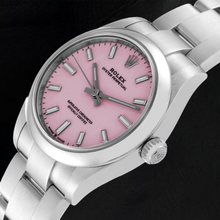 Rolex Oyster Perpetual 31mm Candy Pink Luminous Dial Stainless Steel Men's Watch