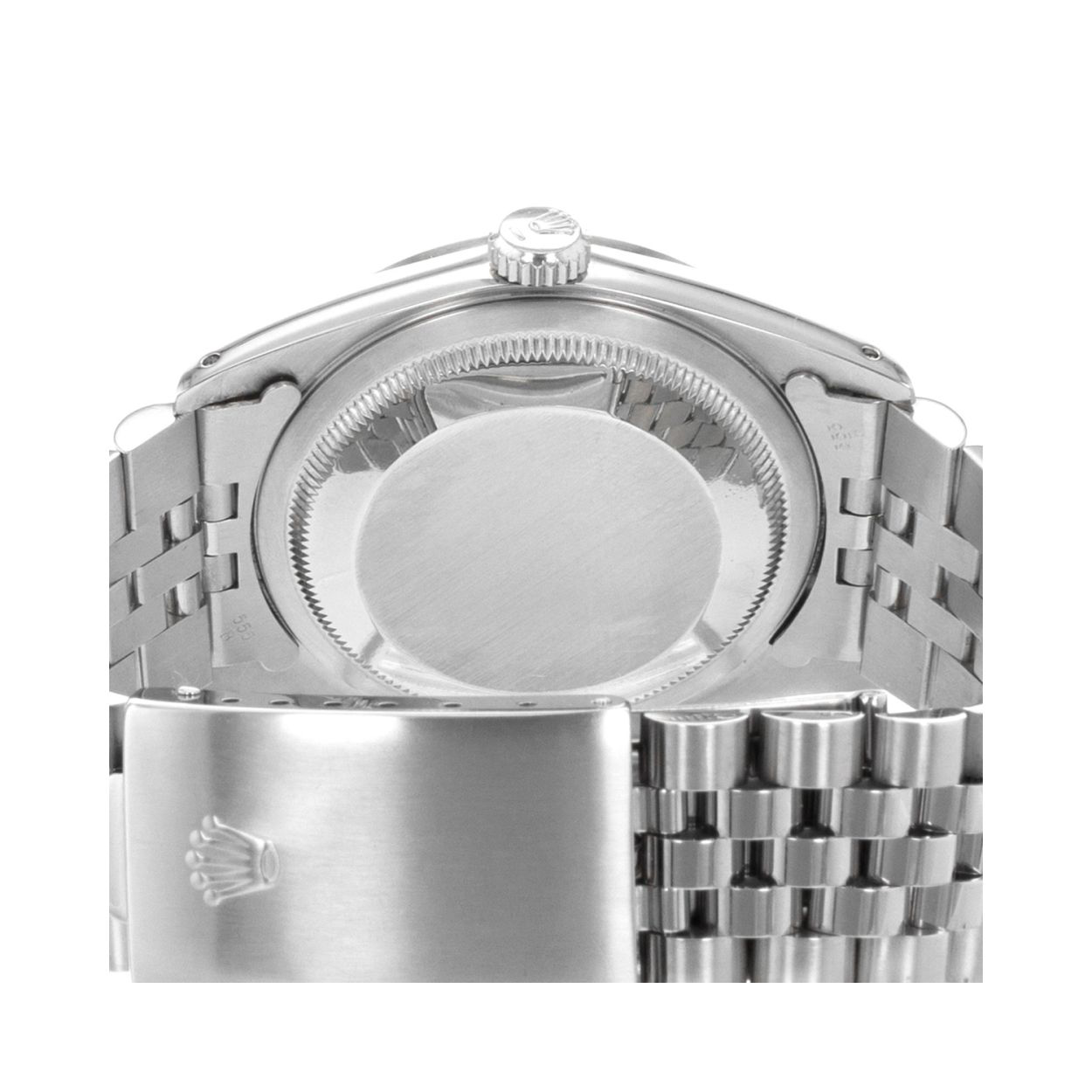 Rolex Pink Roman Dial Datejust Rolex Watch Fluted Bezel Ss Jubilee QUICK SET