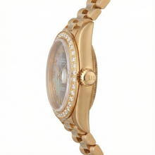 Rolex Presidential Style Lady Watch yg Mop Roman Dial Diamond Bezel