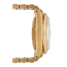 Rolex Presidential Style Watch Black Natural Earth Mined Diamond Dial Bezelyg Datejust