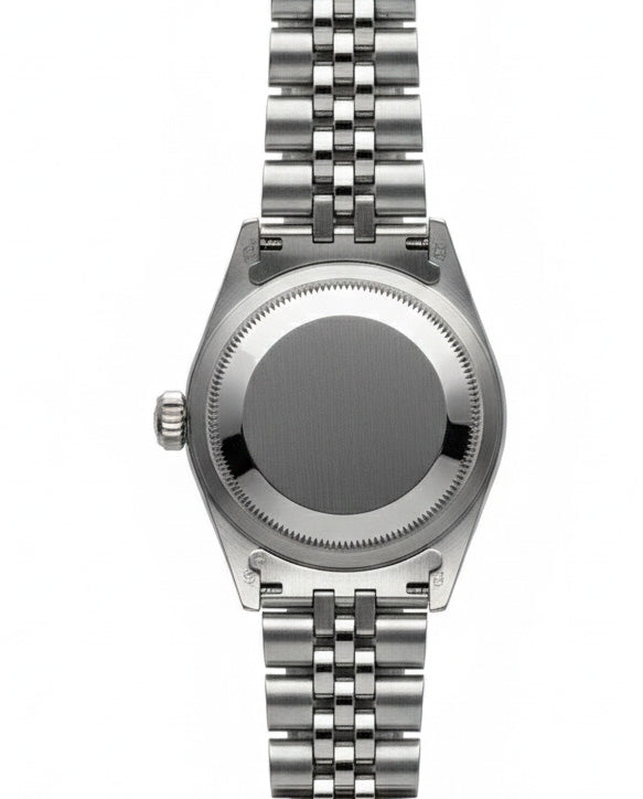 Rolex Stainless Steel Jubilee Bracelet Diamond Dial Datejust Watch