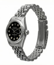 Rolex Stainless Steel Jubilee Bracelet Diamond Dial Datejust Watch