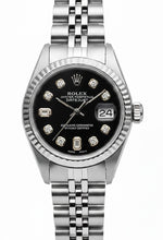 Rolex Stainless Steel Jubilee Bracelet Diamond Dial Datejust Watch