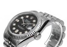 Rolex Stainless Steel Jubilee Bracelet Diamond Dial Datejust Watch