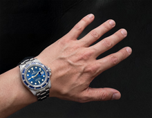 Rolex Submariner 116610LN Date 40mm Diamond With Blue Sapphire Bezel Stainless Steel Watch