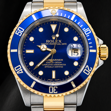 Rolex Submariner Date 16613 40mm Blue Luminous Dial Two Tone Watch
